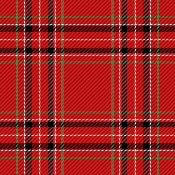 Boże Narodzenie nowy rok Tartan. Wzór klatka szkocka — Wektor stockowy