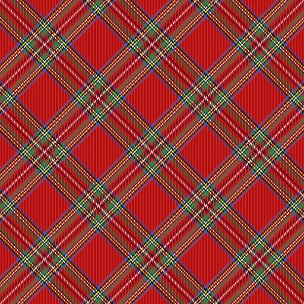 Noël nouvel an tartan. Modèle Cage écossaise — Image vectorielle