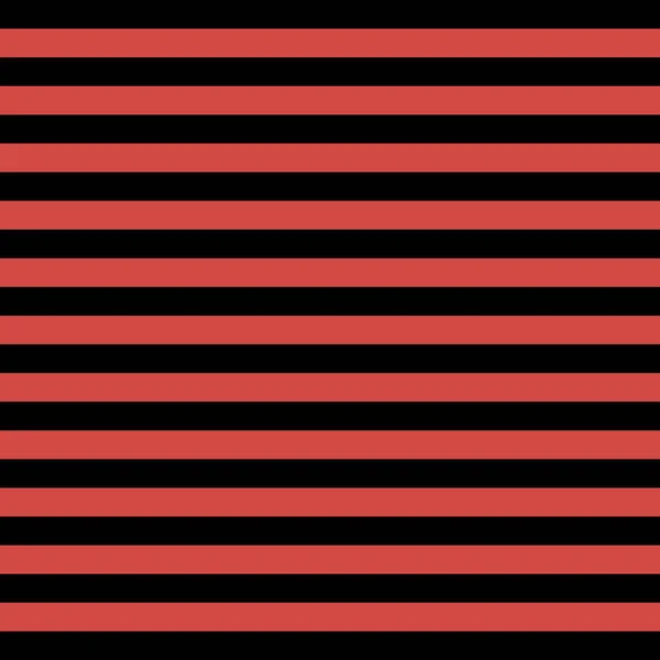 Muster rote und schwarze horizontale Streifen — Stockvektor
