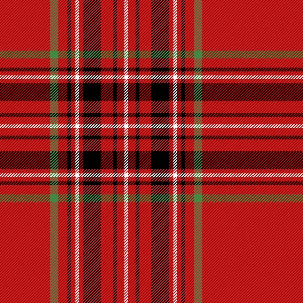 Natal ano novo Tartan. Padrão Gaiola escocesa —  Vetores de Stock