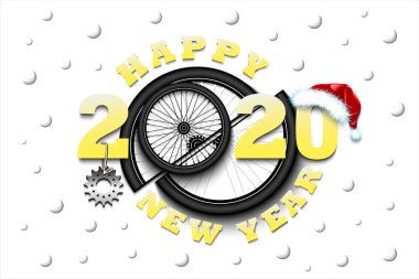 Mutlu yıllar 2020 ve bisiklet tekerleği