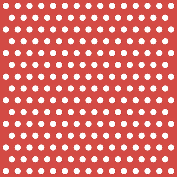 Kerst en nieuwjaar patroon polka stippen — Stockvector