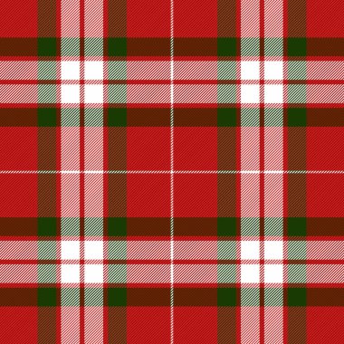 Yılbaşı Tartan. Kalıp İskoç kafesi