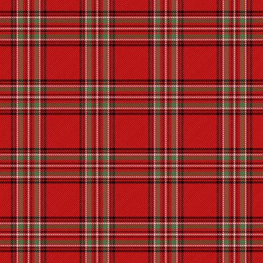 Yılbaşı Tartan. Kalıp İskoç kafesi