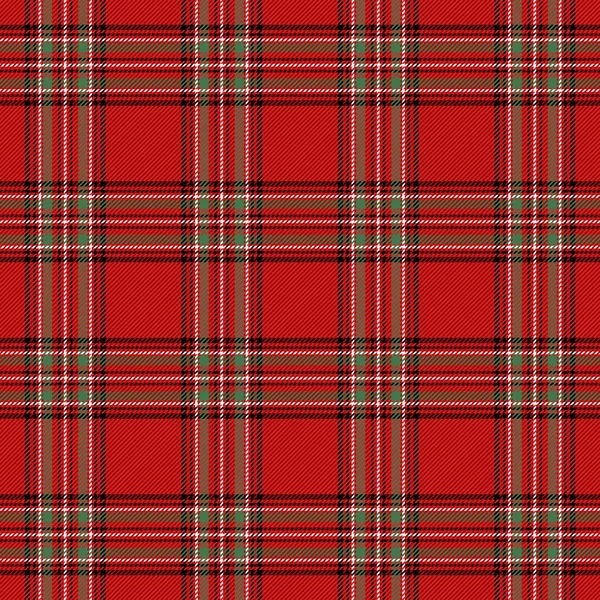 Weihnachten Neujahr Tartan. Muster Schottischer Käfig — Stockvektor