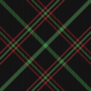 Yılbaşı Tartan. Kalıp İskoç kafesi