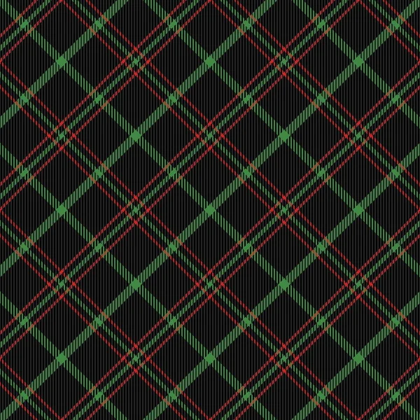 Noël nouvel an tartan. Modèle Cage écossaise — Image vectorielle