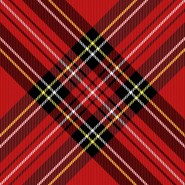 Natal ano novo Tartan. Padrão Gaiola escocesa — Vetor de Stock