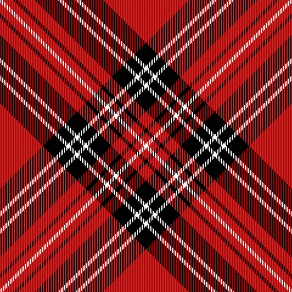 Noël nouvel an tartan. Modèle Cage écossaise — Image vectorielle