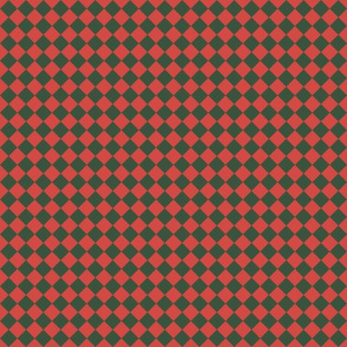 Kırmızı ve yeşil eşkenar dörtgen deseni