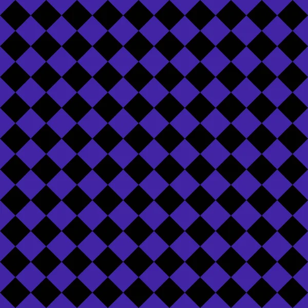Patroon van zwarte en violette ruitjes — Stockvector