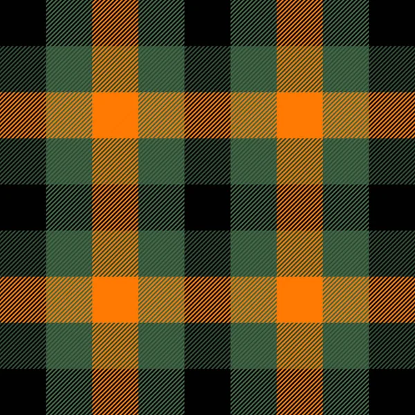 Dia de St. Patricks xadrez de Tartan. Gaiola escocesa — Vetor de Stock