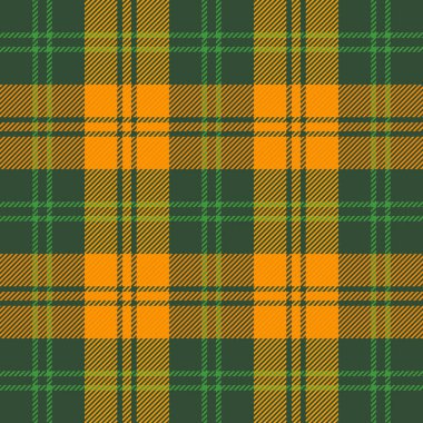 St Patricks Günü Tartan ekose. İskoç kafes