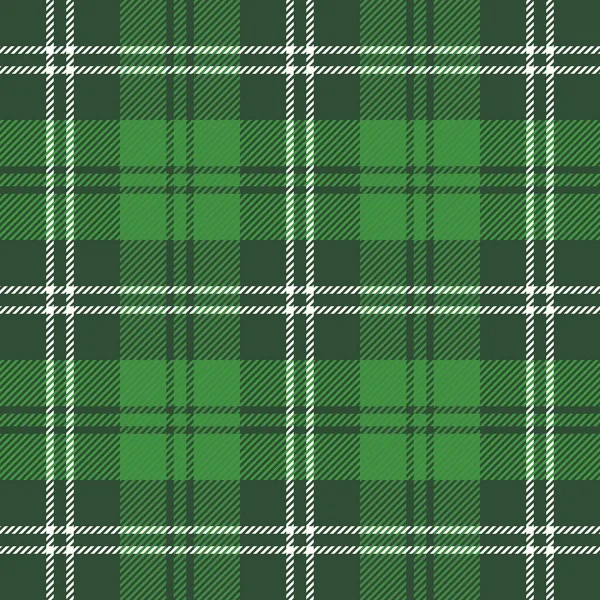 St. Patricks den Tartan kostkované. Skotský klec — Stockový vektor