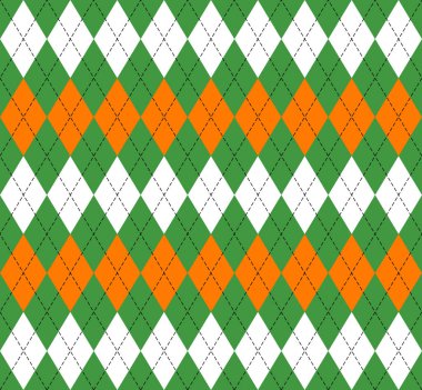 7539 - Aziz Patrick Günü baklava deseni