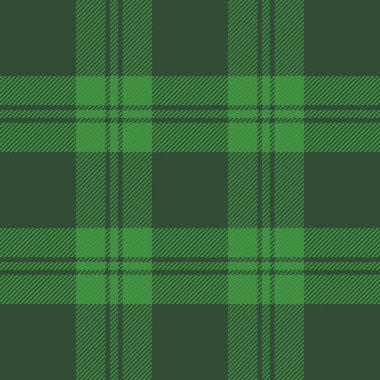 St Patricks Günü Tartan ekose. İskoç kafes