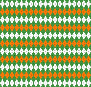 7540 - Aziz Patrick Günü baklava deseni