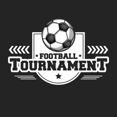 Futbol logosu tasarım şablonu