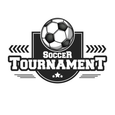 Futbol logosu tasarım şablonu