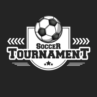 Futbol logosu tasarım şablonu