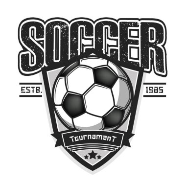 Futbol logosu tasarım şablonu