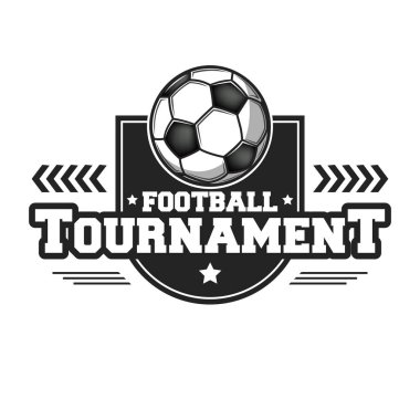 Futbol logosu tasarım şablonu