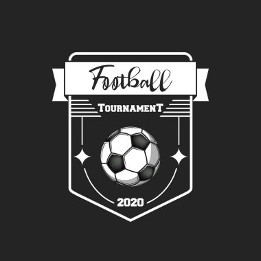 Futbol logosu tasarım şablonu