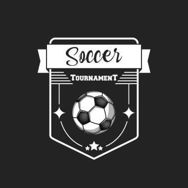 Futbol logosu tasarım şablonu
