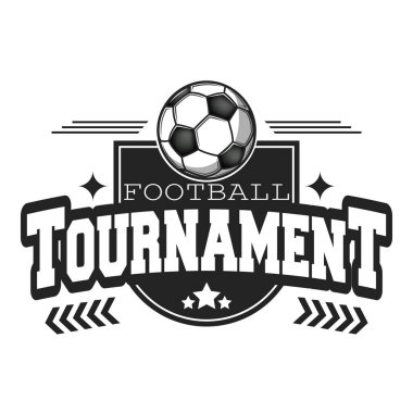 Futbol logosu tasarım şablonu