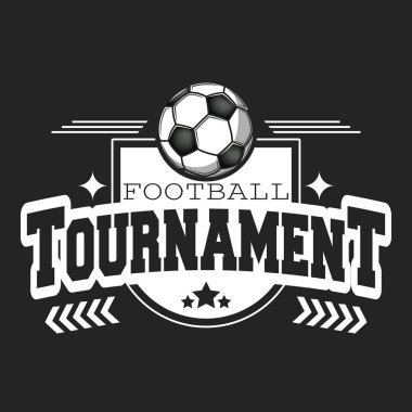 Futbol logosu tasarım şablonu