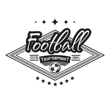 Futbol logosu tasarım şablonu