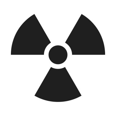 Radyasyon sembolü. Radyoaktif tehlike işareti