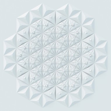 Beyaz yüzey deseni 3d render