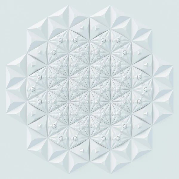 Beyaz yüzey deseni 3d render