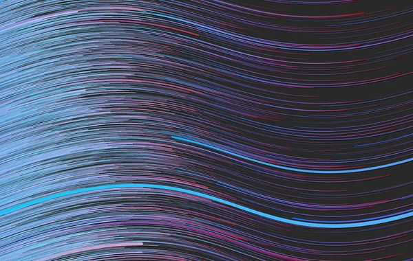 Dijital yatay çizgiler kırmızı ve mavi arka plan soyut. 3D render