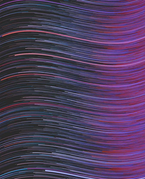 デジタル波バンド赤と青の線は、背景を抽象化します。3 d レンダリング — ストック写真