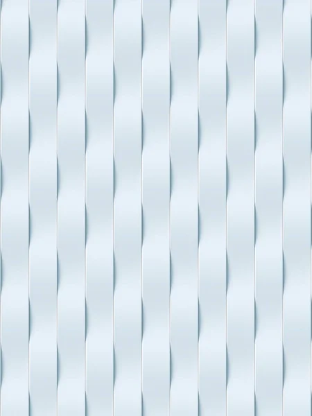 White wave band abstract surface pattern. 3d rendering — Stock Photo, Image