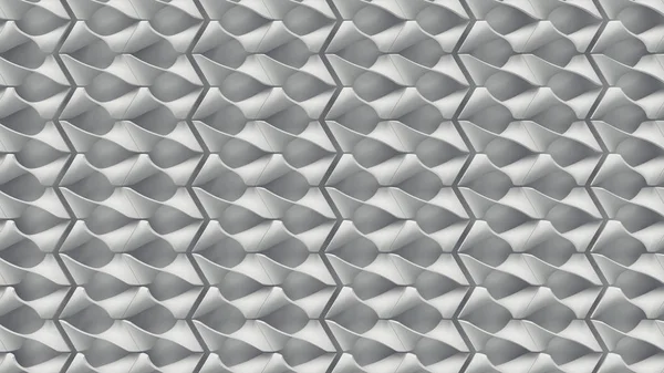 Patrón de superficie abstracta blanca. renderizado 3d —  Fotos de Stock