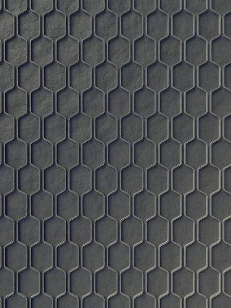 Banda de onda gris patrón de superficie abstracta. renderizado 3d —  Fotos de Stock