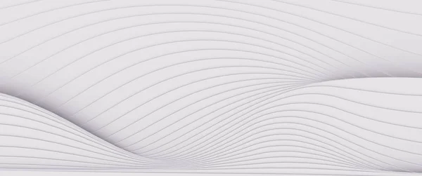 Wave-bandet abstrakt bakgrund ytan 3d-rendering — Stockfoto