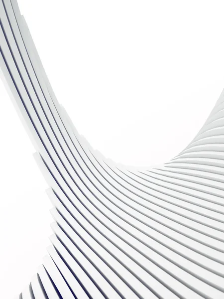 White stripe pattern futuristic background. 3d render illustration — Stock Photo, Image