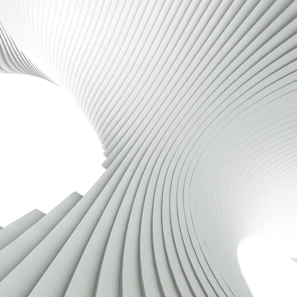 Striscia bianca modello sfondo futuristico. Illustrazione rendering 3d — Foto Stock