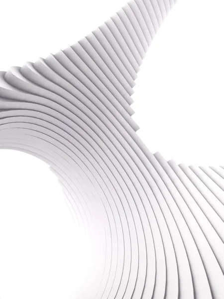 Weißer Streifenmuster futuristischer Hintergrund. 3D-Darstellung — Stockfoto