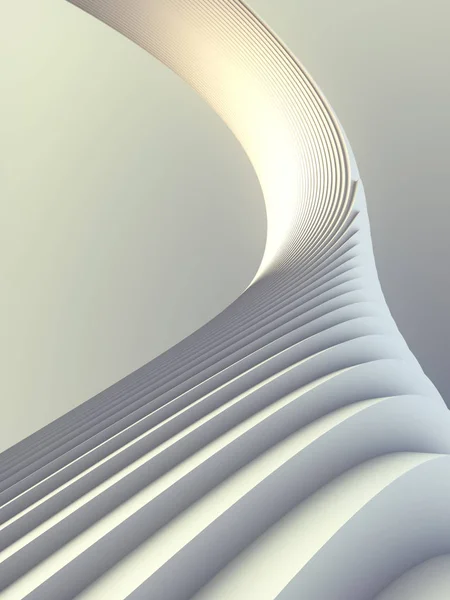 Padrão de faixa branca fundo futurista. 3d renderizar ilustração — Fotografia de Stock