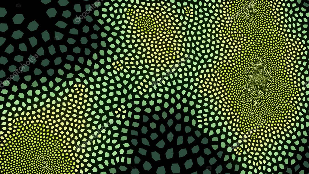 Abstract colored background of geometric shapes pattern. 3d rendering