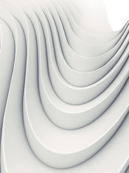 Vlnová pásma abstraktní pozadí povrch 3d vykreslování — Stock fotografie
