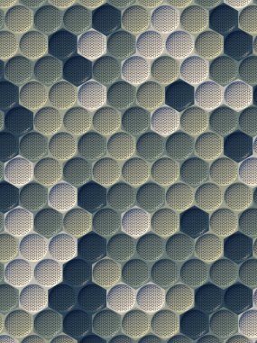 Renkli soyut yüzey deseni. 3D render