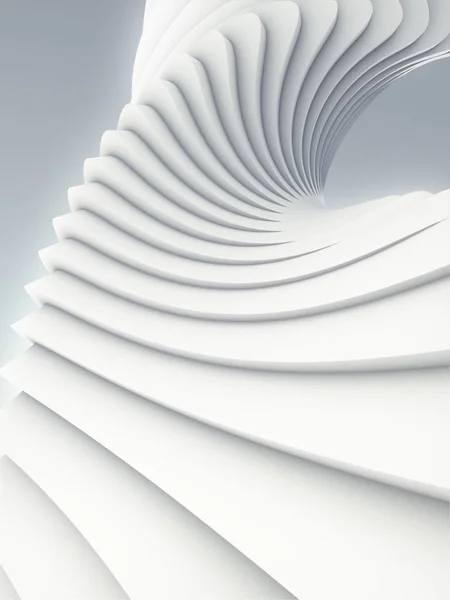 Λευκή λωρίδα μοτίβο φουτουριστικό φόντο. 3D απεικόνιση απόδοσης — Φωτογραφία Αρχείου
