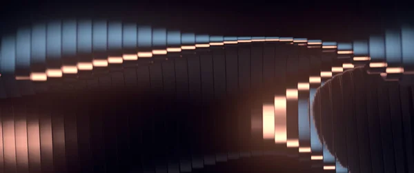 Aalto bändi abstrakti tausta pinta 3d renderöinti — kuvapankkivalokuva