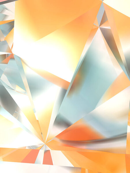 Abstract colored geometric background. 3d rendering